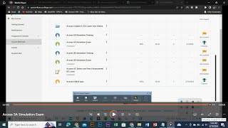 Download the video "Access 5A Simulation Exam | Access 5A Simulation training quiz | #simnet #MYITLABPearson #cengage"