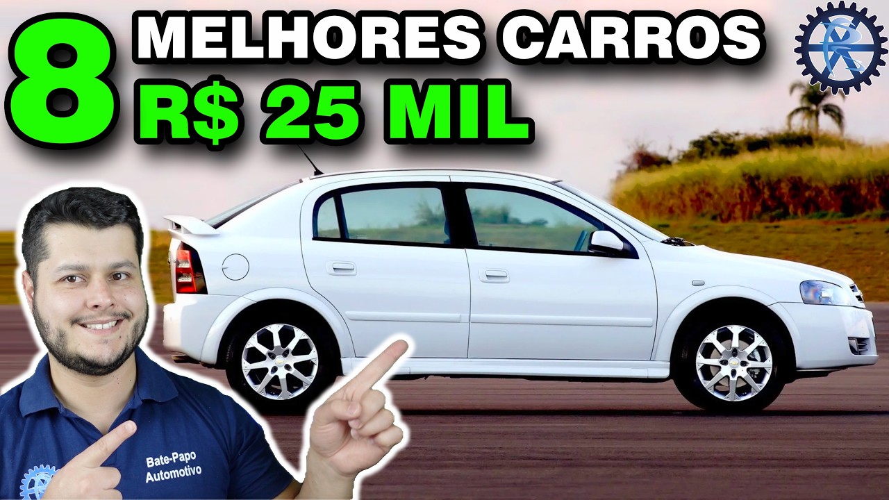 8 MELHORES CARROS até 25 MIL REAIS para COMPRAR em 2025