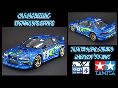 Car Modelling Techniques Part 3 - Decaling Tamiya 1/24 Subaru Impreza '99 WRC