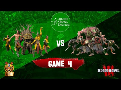 Blood Bowl Tactics Season 3 Game 4 | Wood Elves vs Skaven