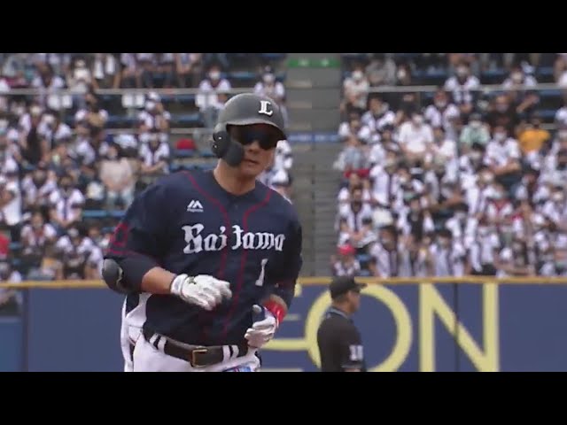 【2回表】ライオンズ・栗山 右中間へ先制の第11号ソロホームランを放つ‼ 2020/10/3 M-L