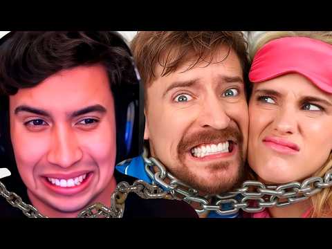 REACCIONAMOS A Sobrevive 30 Días Encadenado A Tu Ex, 250,000 Dólares!👫