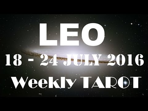 Leo Weekly Tarot Reading 18th - 24th July 2016 by Inspire 2016