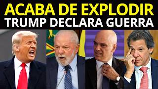 URGENTE! TRUMP TOMA DECISÃO SOBRE LULA, MORAES E A DISPUTA COM FLÁVIO BOLSONARO NO BRASIL
