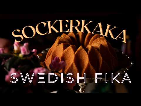 MY GRANDMOTHER TRICKED ME -Swedish Fika- SOCKERKAKA (bundt cake/ sponge cake)