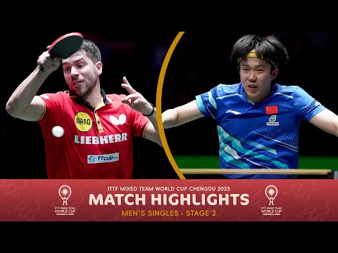 Wang Chuqin vs Patrick Franziska | ITTF Mixed Team World Cup 2025 (Stage 2)