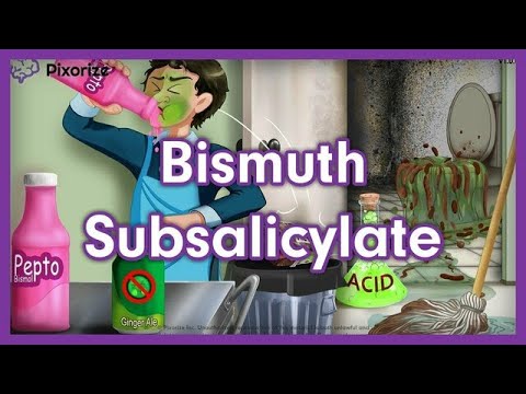 Bismuth Subsalicylate Mnemonic for Nursing Pharmacology (NCLEX)