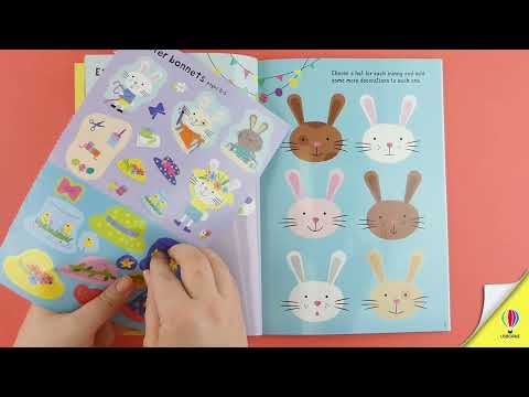 Книга Little First Stickers: Easter Bunnies video 1