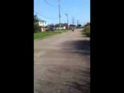 Learning wheelies on a 250