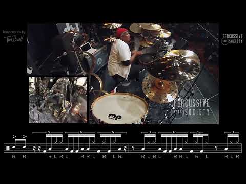 Eric Moore II - PASIC17 (Opening Drum Solo) w/ TRANSCRIPTION