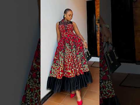 Wunderschöne und bezaubernde afrikanische Kitenge-Designs | Langes Kleid #Kitenge #afrikanischeMode