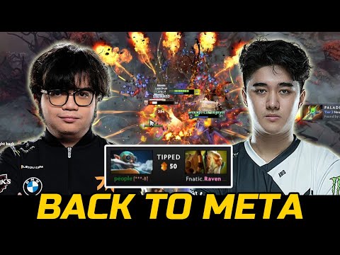 FNATIC.RAVEN VS ABED SF MID - BACK TO META LONE DRUID CORE 7.31 DOTA 2