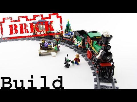 Vidéo LEGO Creator 10254 : Le train de Noël