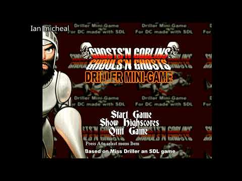 Unreleased homebrew dreamcast GNG driller mini game from me in 2004 download link