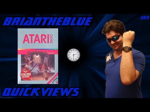 SwordQuest: FireWorld (Atari 2600) - BrianTheBlue Quickviews Episode 269