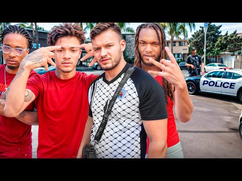 Mit den BLOODS in "The Jungle" in L.A