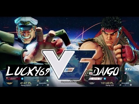 【 スト５ 】 SF5 / V - Lucky69 (Bison) vs MCZ Daigo Umehara (Ryu) - Can you beat the Legend ?