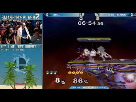 Smash'N'Splash 2 - FOX MVG | Mew2King (Sheik) vs. Tenrye (Marth) - SSBM - Top 192, Winners Eighths