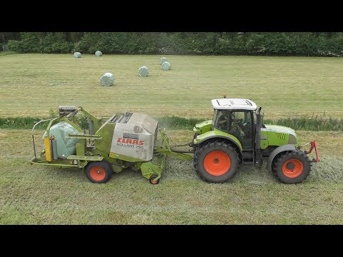 Baling with Claas