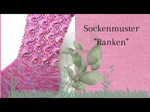 Sockenmuster "Ranken"