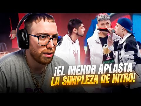 ¡LA EFECTIVIDAD DE EL MENOR APLASTA A LA SIMPLEZA DE NITRO! | NITRO VS EL MENOR RED BULL CHILE