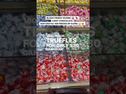 BEST CHOCOLATE 🍫 DEAL FROM BLACK FRIDAY! ❤️Lindor truffles #shorts