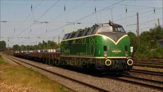 preview picture of video 'BEG D9 (ex 220 053) in Düsseldorf-Rath'