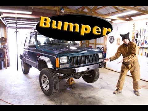 How To Install a JcrOffroad Front Bumper - Jeep Cherokee