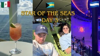 Star of the Seas 7 Night Western Caribbean Cruise Itinerary Day 3: Sea Day 1