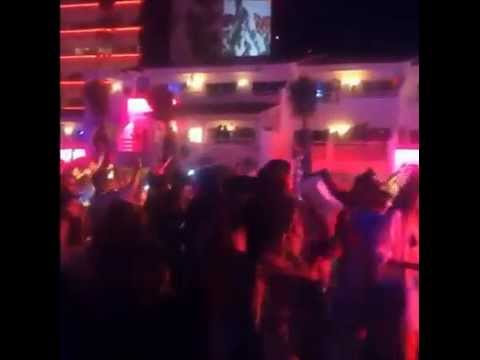Leonardo DiCaprio at the Ushuaia club in Ibiza, Party time: 27.07.2014