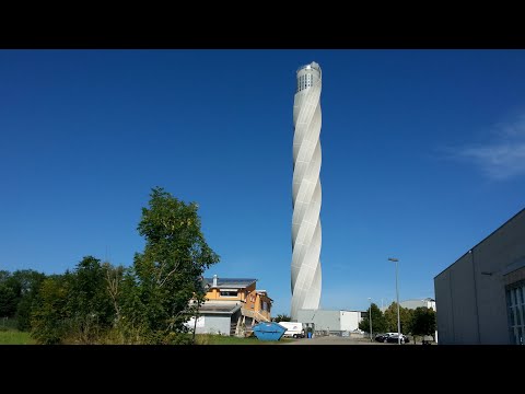 Der thyssenkrupp Testturm in Rottweil