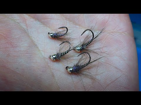 Tying one of the Top Grayling  Nymphs with Davie McPhail