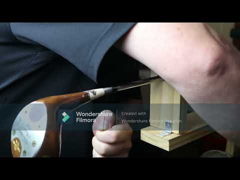 How To Restore Persimmon Woods- Applying Whipping Cord.