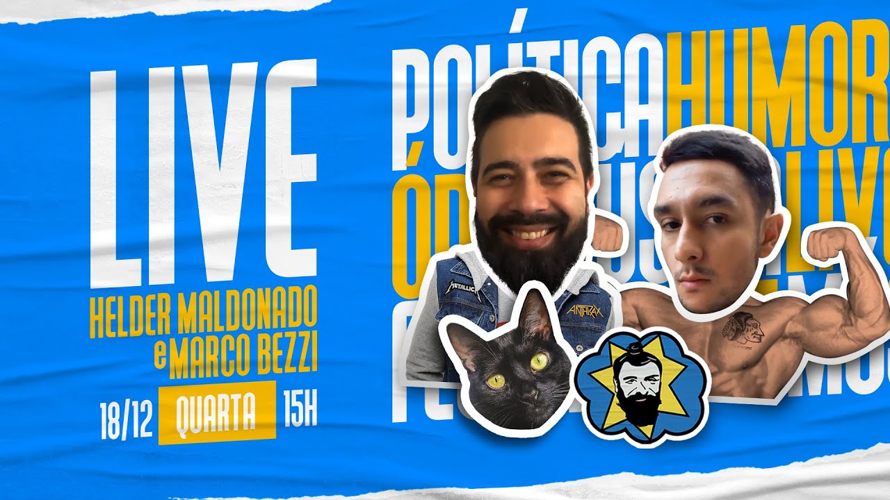 🔴 LIVE: AS NOTÍCIAS E POLÊMICAS DO DIA COM HELDER E BEZZI | Galãs Feios