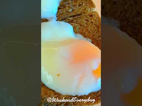 Receita de ovo com saboroso ovo sedoso na torrada Old Town White Coffee @ JB #coffeelovers #asmr