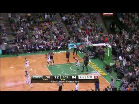 Rajon Rondo triple-double (32 PTS, 15 AST, 10 REB) vs Bulls full highlights (2012.02.12).