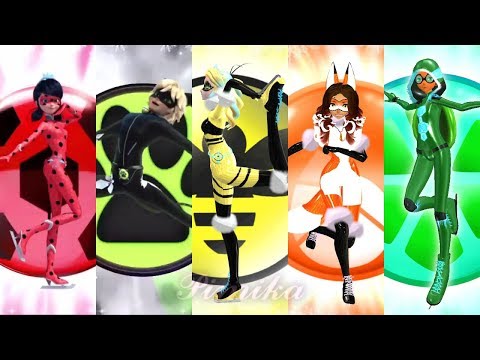 【MMD】Miraculous ☆ All Ice Transformations「Power FANMADE」