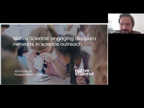 Native Scientist engaging diaspora networks in science outreach
