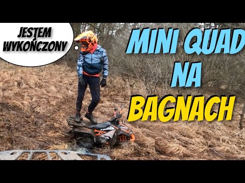 The youngster couldn't handle the Mini Quad in the swamp. This quad isn't for that, but it's wort...