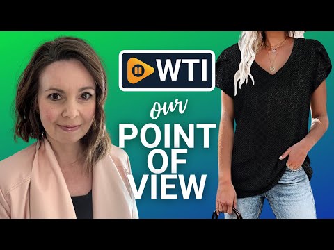 WIHOLL Women's V Neck Eyelet Petal Sleeve Top - WTI product video review