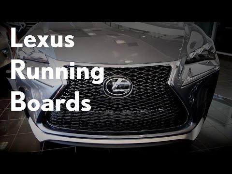 Lexus Anodized Aluminum Side Steps