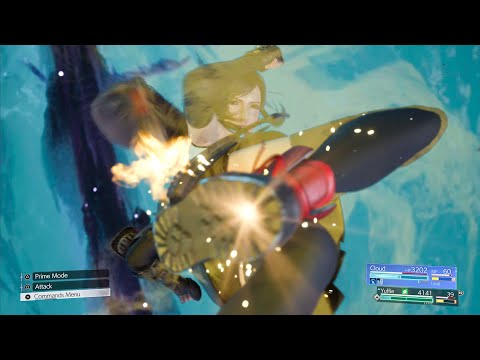 The ENTIRE Party's SYNERGY Attack vs Jenova Lifeclinger (4k HDR, 60fps)