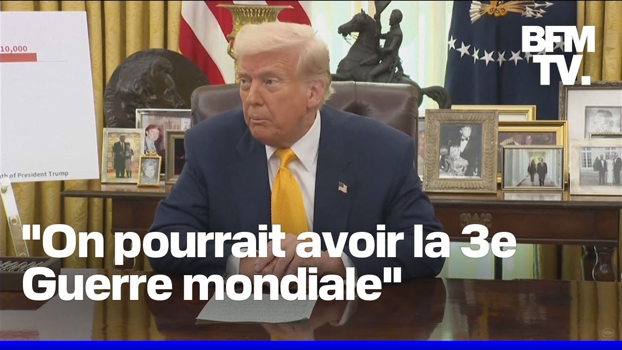Guerre en Ukraine, Iran... La prise de parole en intégralité de Donald Trump