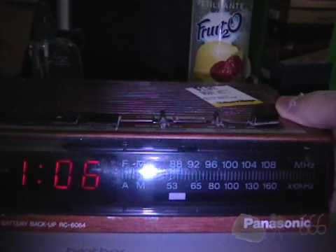 Panasonic RC 6064 Clock Radio