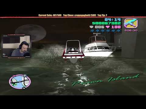 Grand Theft Auto: Vice City HD playthrough pt18 - Ice Cream, Boats and Car Searching