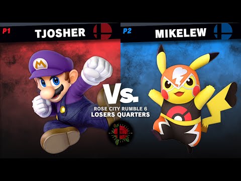 RCR 6 Losers Quarters - TJosher (Mario) vs MikeLew (Pikachu) - SSBU Ultimate