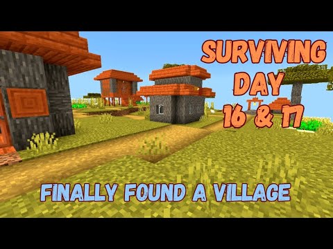 INSANE Village Find in Minecraft Survival Days 16-17! #minecraftsurvival
