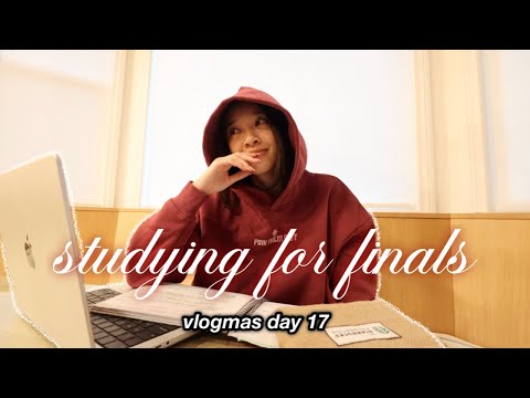studying for finals ❤︎ Vlogmas Day 17!