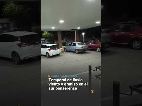 ⛈️ Una tormenta con ráfagas intensas, lluvia abundante y granizo afectó la zona sur de la provincia…