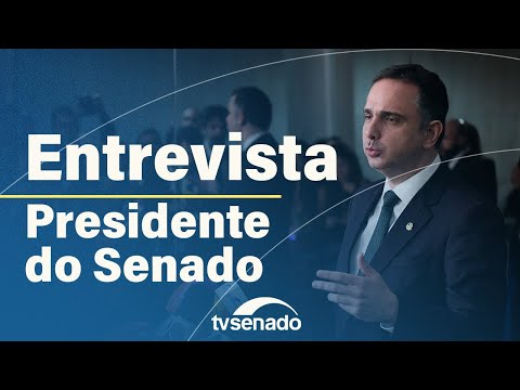 Assista à íntegra da entrevista do presidente do Senado, Rodrigo Pacheco